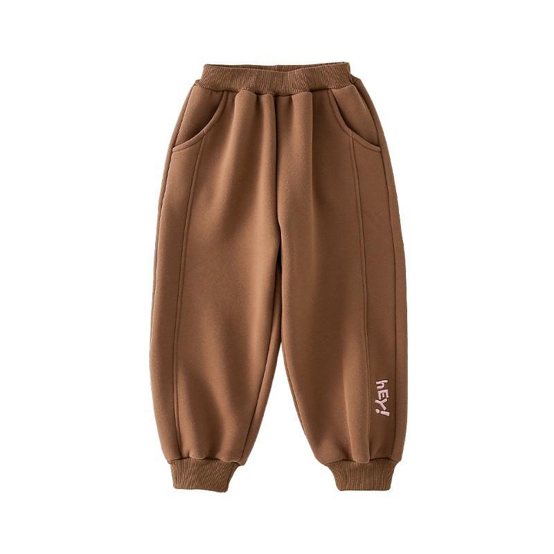 Cotton Hall Kids' Plus Velvet Winter Pants, Autumn/Winter Sports Pants for Boys and Girls