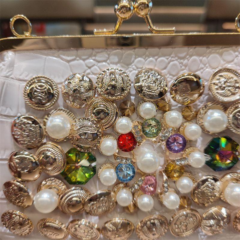 Сумка для ужина Charm Socialite Diamond Studded 2025 New Sweet Handheld Chain Shoulder Bag