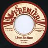 7-дюймовая пластинка BLUE BELLS - Live As One RF052 Premier/Reggae 1977 Европа Reggae, Ska & Dub