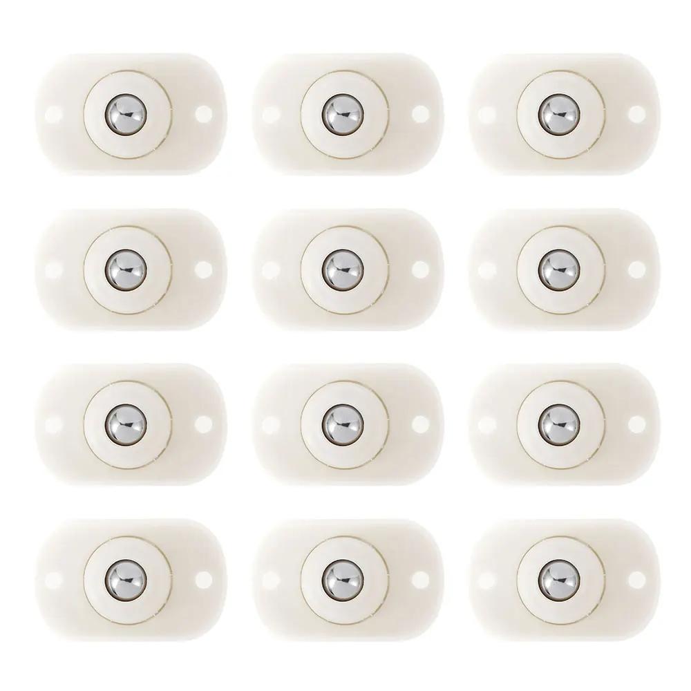 Колеса для мебели из нержавеющей стали роликовые самоклеящиеся ролики для дома 360 градусов подшипник нагрузки поворотные универсальные колеса