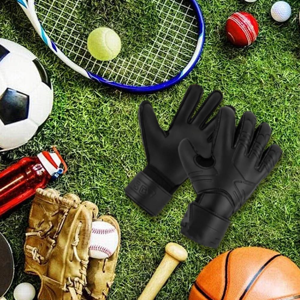 Футбольные вратарские перчатки Футбольные вратарские перчатки Дышащие футбольные тренировочные перчатки с регулируемым запястьем для молодежи и взрослых