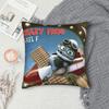 Чехол на подушку с мультяшным Crazy Frog, Аксессуары, Наволочка с принтом, Чехол для декоративной подушки, Домашний декор, Квадратный, Различные размеры