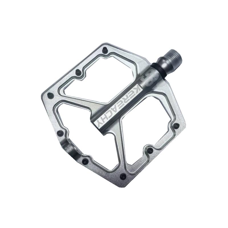 KEREACHY High-grade Non-slip Aluminum Single Mountain Bicycle Pedal Bicycle Accessories Bike Pedal 3 Bearing Bicycle Pedal
