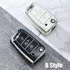 Чехол для автомобильного ключа из ТПУ для VW Volkswagen Polo Tiguan Passat B5 B6 B7 Golf MK Jetta Skoda Kodiaq Superb Octavia Seat и т. д.