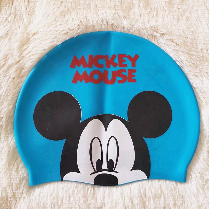 Очень большая мультяшная силиконовая шапочка для плавания для мальчиков и девочек – Водонепроницаемая и мягкая