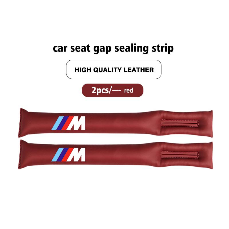 For BMW Car Seat Gap Filler Soft Leather Leak Pads Plug Leak Proof Strip Auto Accessories Performance X1 X3 X5 E39 E46 E90 F20