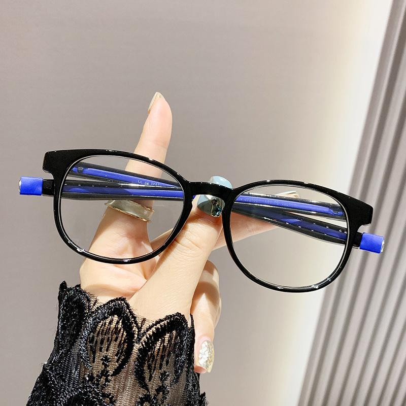 Anti-blue Reading Eyeglasses with Magnetic Straps Vintage Transparent Glasses Anti Blue Light Reading Glasses +10+40 Glasses +1.0 +4.0