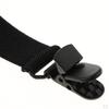 2x Sturdy Adjustable Boot Straps Pant Stirrups Heavy Duty Clips for Bedsheet