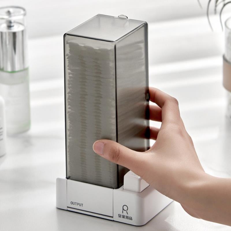 Автоматическая косметическая хлопковая коробка прессованного типа пылезащитная коробка для хранения средств для снятия макияжа