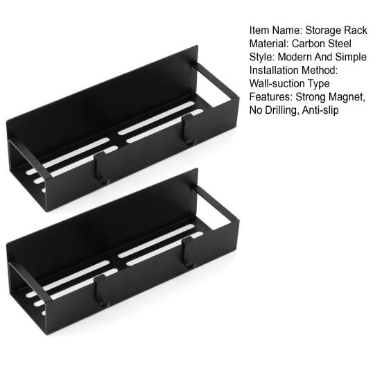 Магнитная полка для хранения специй с крючком для двери холодильника, сильный магнит, противоскользящая, без сверления, большая нагрузка