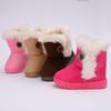 Winter Kids Shoes Children Cute Warm Cotton Short Boots Girls Plus Velvet Snow Boots