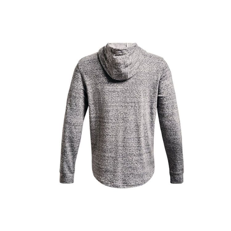Under Armour Project Rock Hardest Worker Terry Hoodie Men Grey 1370458-112