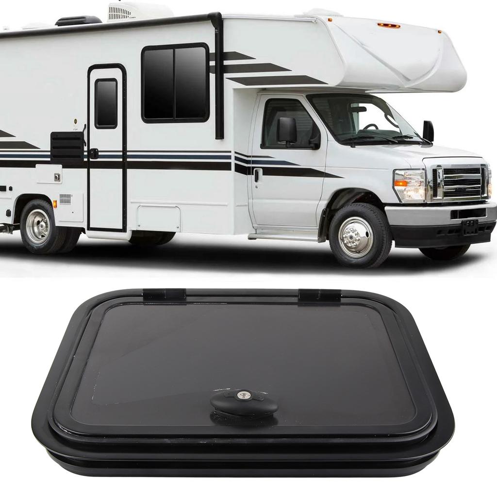 RV Baggage Door H500 W400mm UV Protection Waterproof Rounded Corner Access Storage Door for Camper M