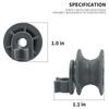 Efficient Dishwasher Wheel Replacements Dishwasher Rollers Home Appliances Part Dishwasher Upper Rollers Plastic Texture