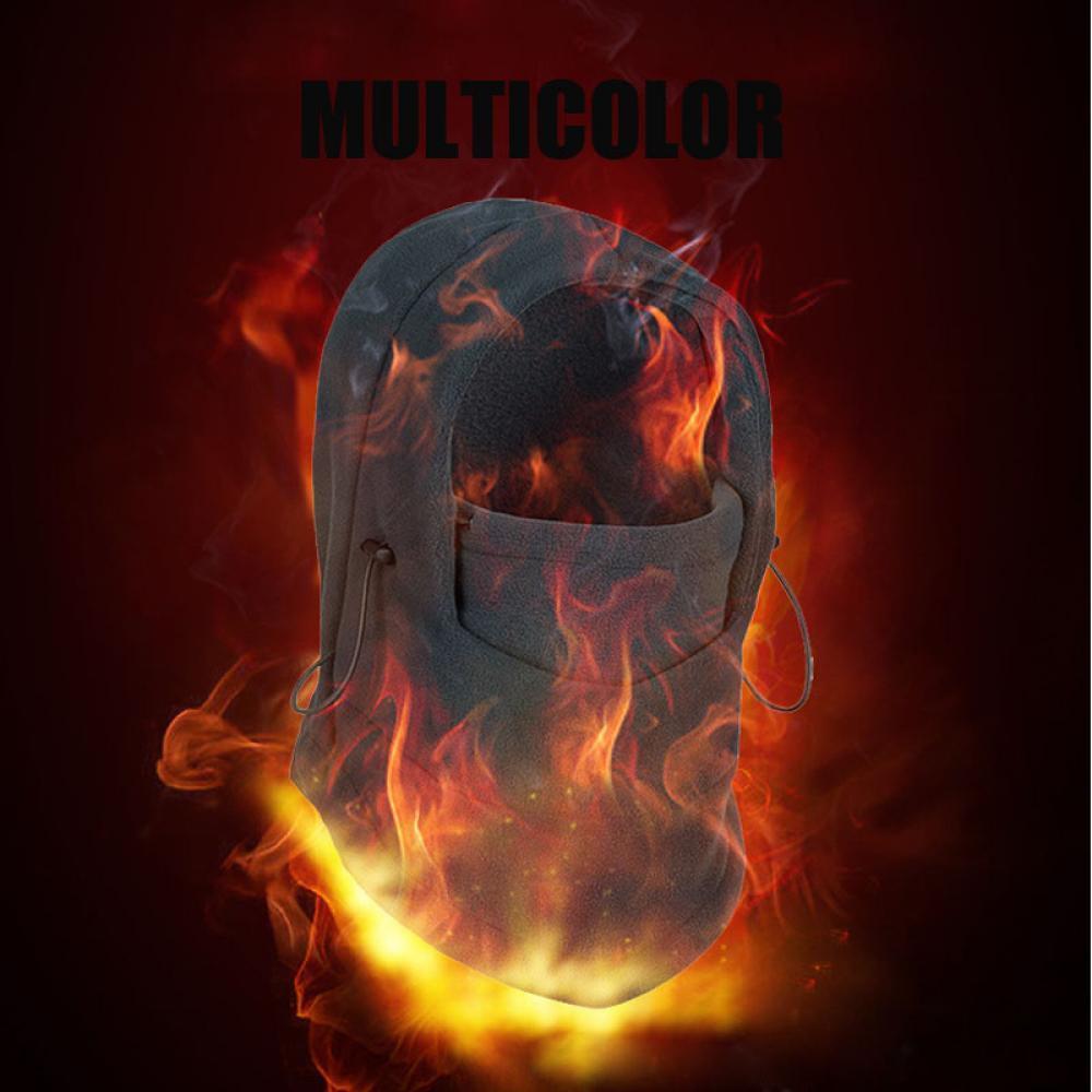 Теплый капюшон спортивный 6 в 1 флисовый шарф балаклавы маска для лица