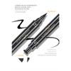 QIC Double -headed Seal Eyeliner, Waterproof Without Fainting Triangular Wing Tail Seal Eyeliner Pen