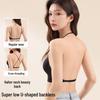 Seamless Backless U-Shaped Push-Up Bra with Thin Straps for Summer