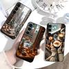 Рождественский Арт зимний Кофе Чехол для телефона Силиконовый Мягкий Для Samsung Galaxy A73,A72,A71,A70,A53,A52,A51