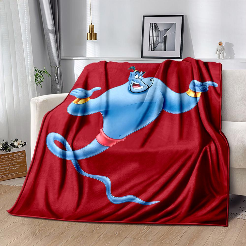 Various Styles and Sizes Aladdin Princess Jasmine Blanket for Bed Bedroom Sofa Picnic, Blanket for Cover Outdoor Leisure Nap