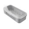Dustproof Chopstick Drying Box Single Layer with Transparent Lid Chopstick Draining Cage Food Grade Ventilated