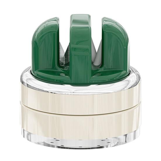 Точилка для ножей с присоской, вольфрамовая сталь и керамические точильные камни, портативная точилка для кухни, кемпинга, путешествий