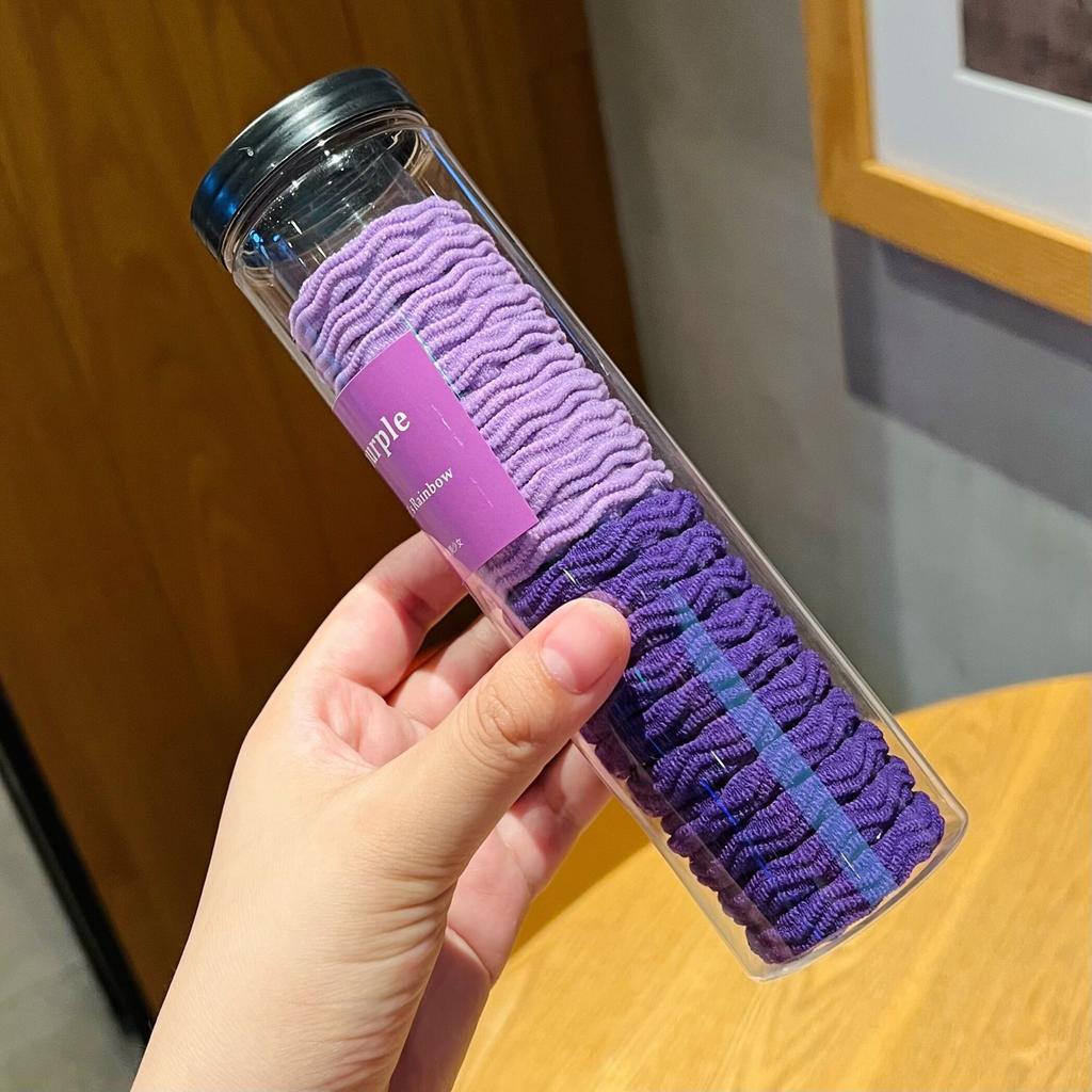 20Pcs High Elasticity Hair String able Sports Hair Loop All Season Hair String Packaging As Shown In The Picture