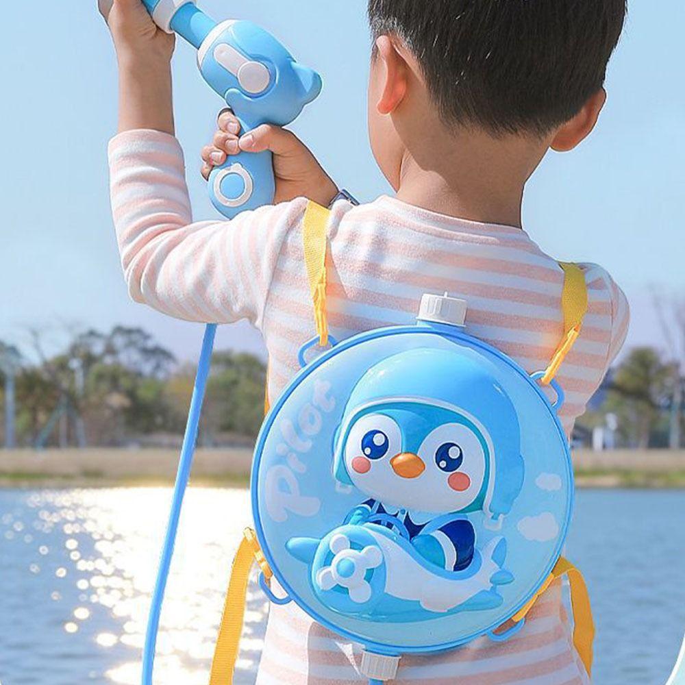High Pressure Children Backpack Water Spray Toy Pull Type Water Pistol Toy Summer
