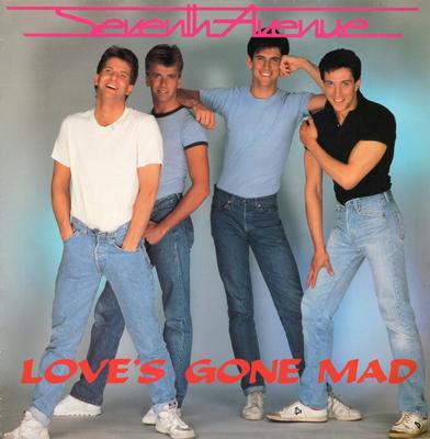 12-дюймовая пластинка SEVENTH AVENUE - Love's Gone Mad SOHOT56 Record Shack Re 1985 UK Танцевальная и Электронная Б/У