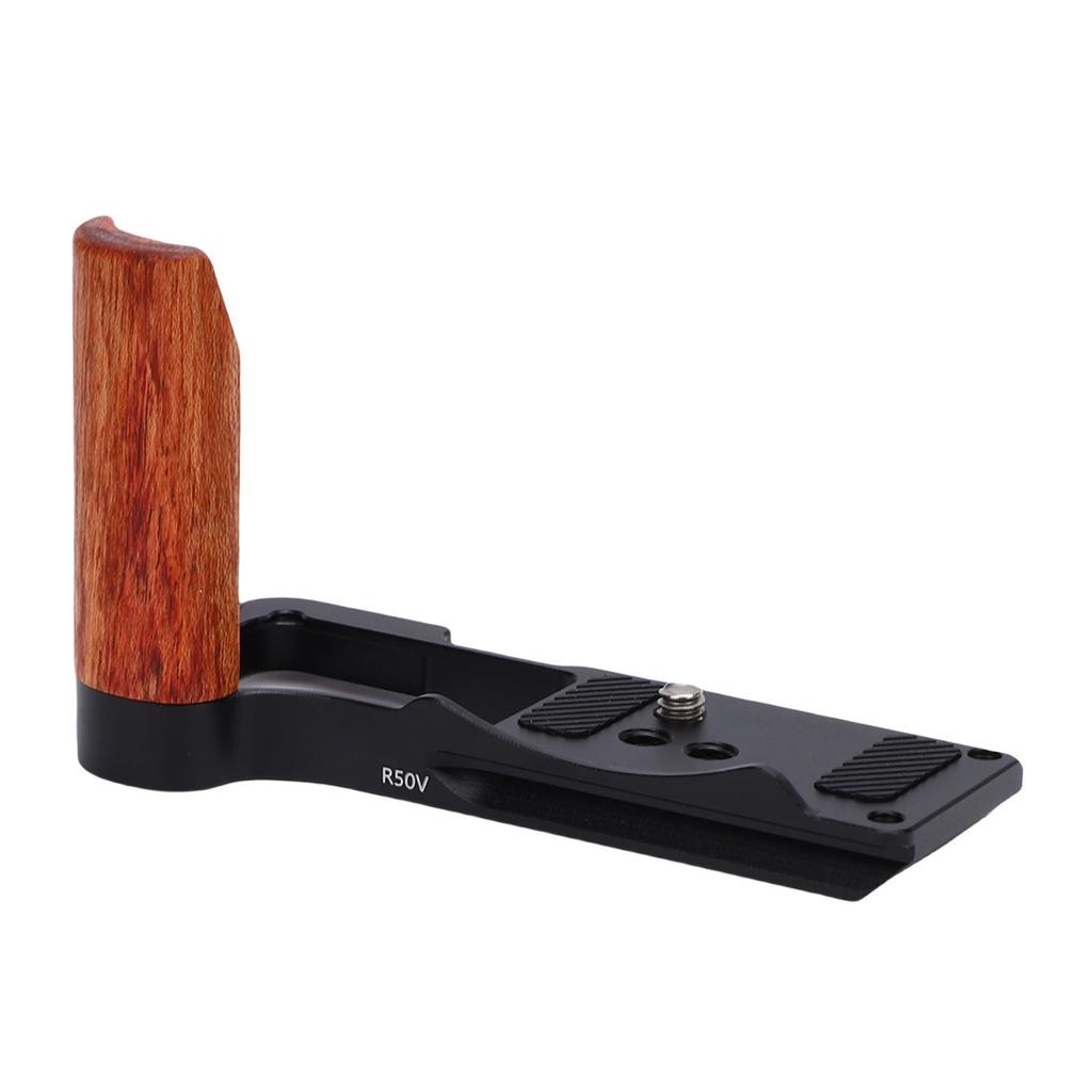 Handgrip L Shape Bracket Handle Fit for R50V Camera with Built In Quick Release Plate Hand Grip Holder Anti Slip Pads Design