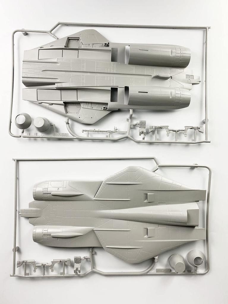 US Navy Fighter Tomcat Atsugi Plastic Model Molded Color Gray Platz/Italeri 1/48 Carrier-Based F-14A CVW-5 TPA-10