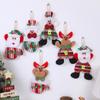 Christmas Plush Doll Pendants Decorations Santa Claus Snowman Deer Xmas Tree Hanging Ornaments Christmas New Year Home Decor
