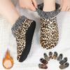 Winter Warm Home Shoes Socks Thick Non Slip Short Socks Fashion Plush Floor Socks  For Women