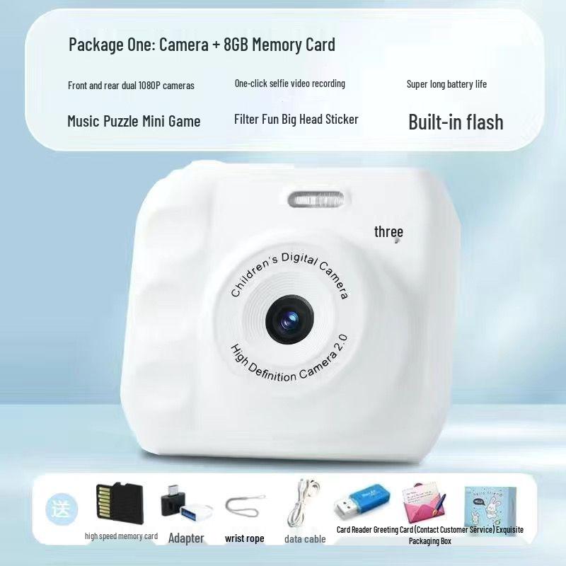 Двойная HD цифровая камера Polaroid для кампуса и вечеринок - Передает фотографии на телефон - Доступно 12 цветов