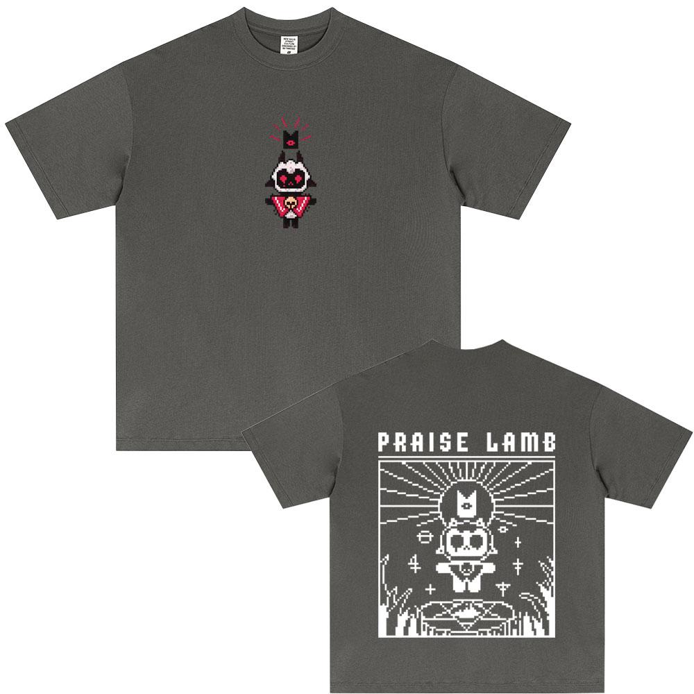 Game Cult of The Lamb Graphic Print T-shirt Summer Men Women Casual Soft Cotton Oversized T Shirts Male Cosplay Player Tshirt High Quality Tops