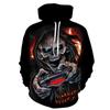 Men's Hoodie 3d Print, Horror Theme Hoodie Fashion Autumn and Winter Men's Sportswear
