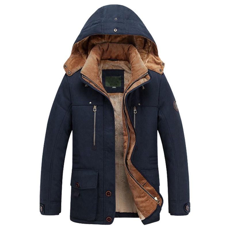 Зимнее мужское пальто-паркер, мужские флисовые теплые толстые куртки, ветрозащитное повседневное пальто, мужская брендовая одежда 