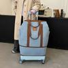 New Trolley Bag Detachable Universal Wheel Luggage Folding Storage Boarding Bag Expandable Suitcase Check-in Bag