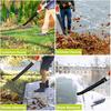Handheld Leaf Blower Cordless Blower Electric with 2 Batteries and 1 Dust Charger 24V Battery Powered Blowers for Lawn Care Patio Yard