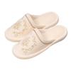 Senko NYNAS Royal Palace One Size Fits Beige with Elegant 60079 Slippers, All, Rhinestones, Design,