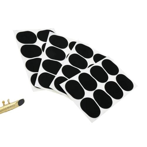 LeTradeJP Saxophone Mouthpiece Cushions, Alto Saxophone Mouthpiece Pads for Musicians, 0.8mm Rubber, Durable, Practical, Protective, Deformation-Resis
