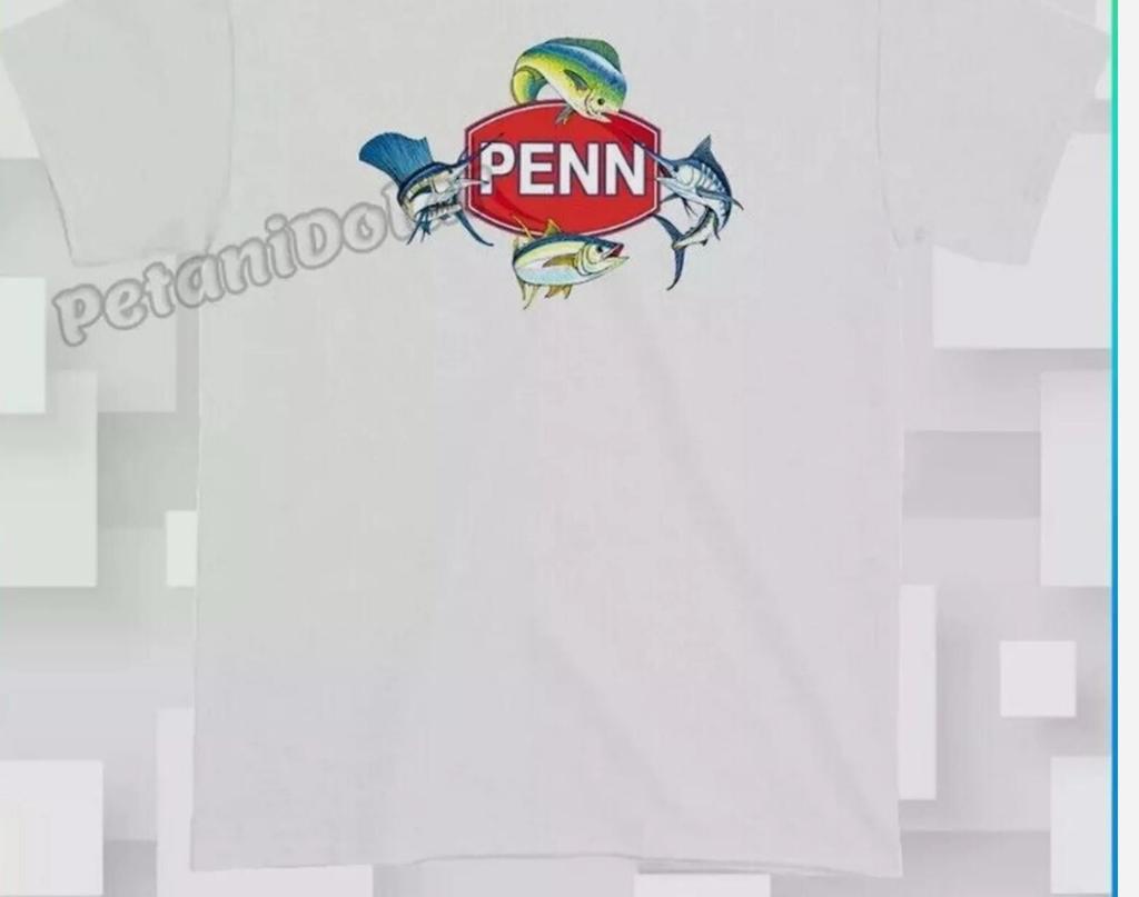 Новый товар Рыболовные катушки и удилища Penn Логотип Мужская футболка Размер S-4XL