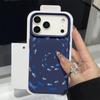 Красочный чехол для телефона 'Морской парк' для iPhone 17 16 Pro Max, роскошная матовая силиконовая крышка с текстурой кожи для iPhone 15 14 13 Pro Max 11 16e 17e
