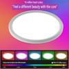 Smart Ceiling Light LED Living Room Wifi Bluetooth 2.4G Remote Control Rgbcw Dimming Color Tone Voice