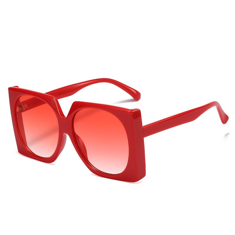 Large frame women's sunglasses European and American fashion square sunglasses Square Sunglasses Women