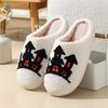 Autumn and Winter Cartoon Cotton Slippers Women's Home Non-slip Home Indoor Warm Halloween Slippers