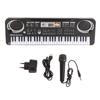 61?Клавиатура электрическая цифровая клавиатура пианино музыкальные инструменты детская игрушка с микрофоном