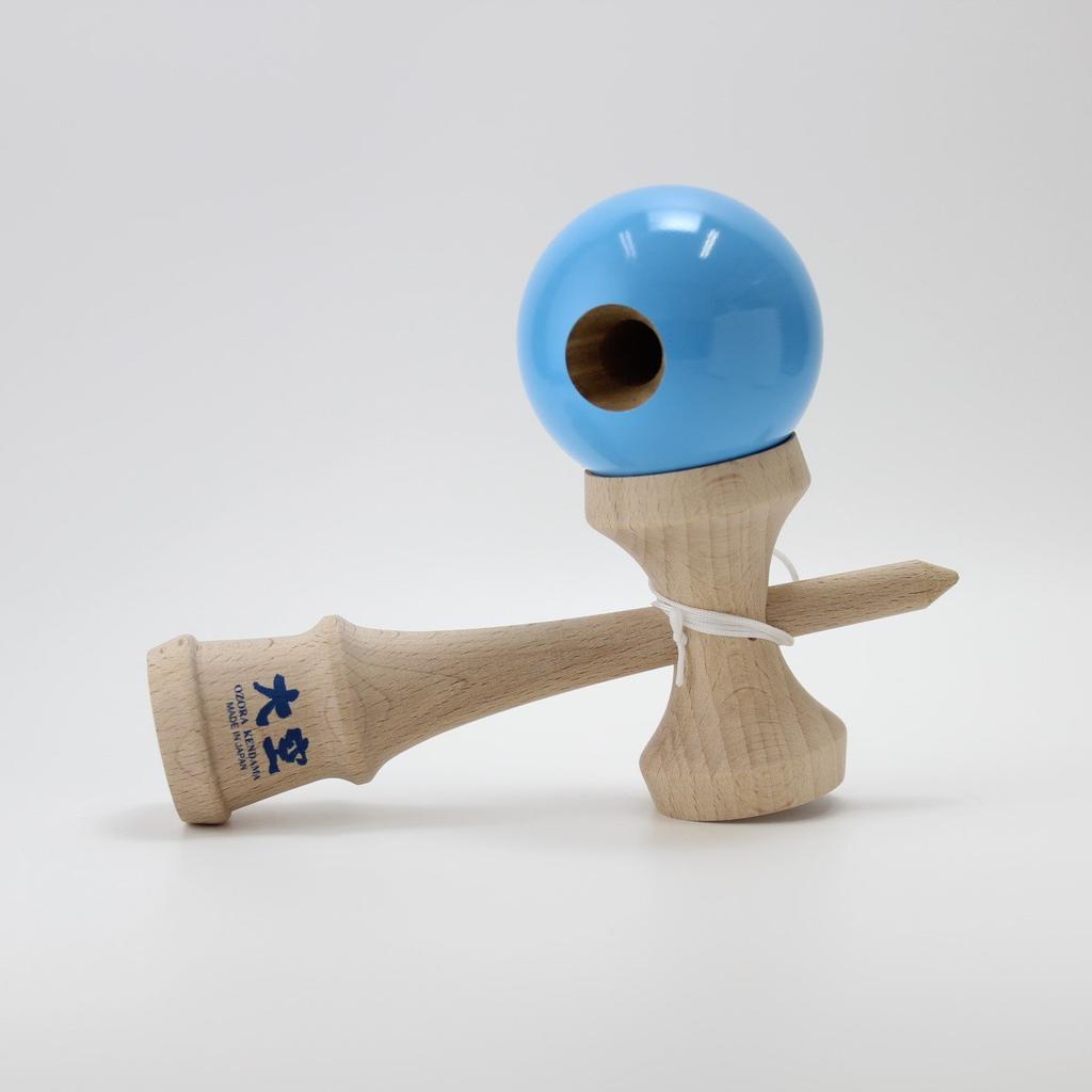 Langs Japan Yamagata Koubou Competition Kendama Kendama Association Solid Color Light Blue "Ozora" (Japan Certified)