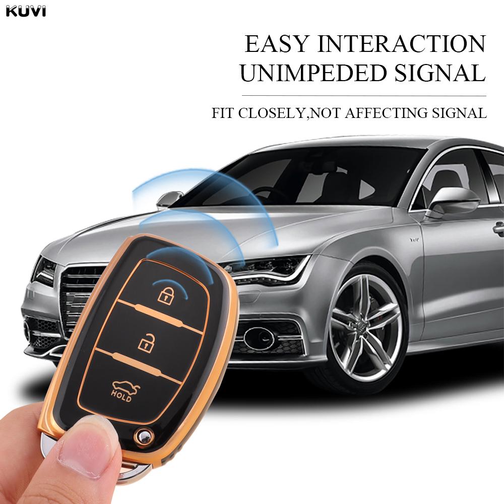 3 4 Кнопки ТПУ Чехол-брелок для умного ключа автомобиля Для Hyundai Ix35 I40 I20 I10 Tucson Elantra Creta Sonata Ioniq Accent Creata