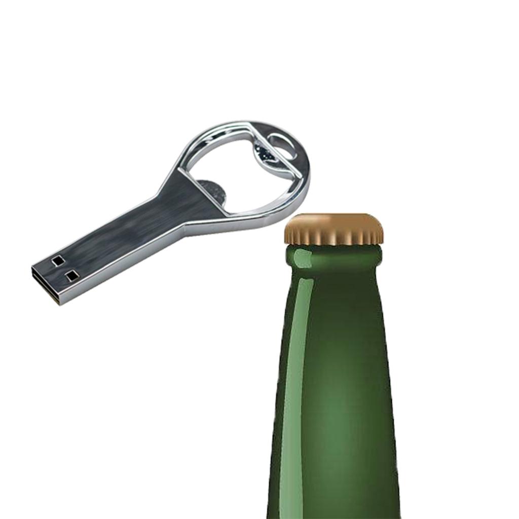 Флешка 128 ГБ Карта памяти Креативное пиво 256 ГБ USB-флешка 8 ГБ 16 ГБ 32 ГБ 64 ГБ USB-накопитель Открывалка для бутылок красного вина Диск памяти