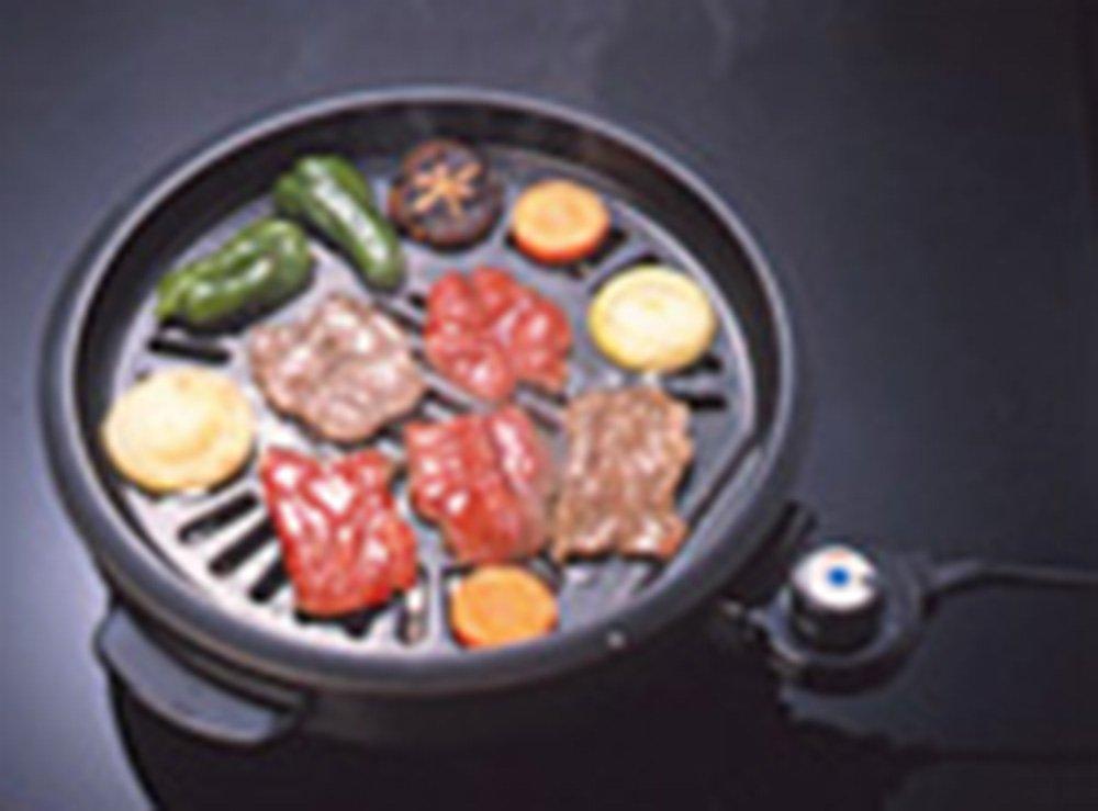 Sugiyama Metal Yakiniku Съемная Сделано в Температура Дым Низкая Высокая Здоровая Тарелка, Тарелка, Япония, Регулируемая, Уменьшение, Дым, Мощность, 1200 Вт, KS-2310